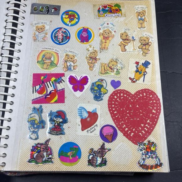HUGE Vtg 1980s Sticker Album Lot 400+ SCRATCH N SNIFF Puffy Mello Smellos Rare I - Picture 3 of 16
